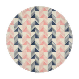 Silhouetten Vintage Farbmuster Schneidebrett
