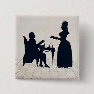 Silhouetten von Monsieur und von Madame Roland Button