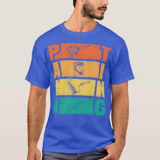 Silhouetten zum Malen von Malern T-Shirt