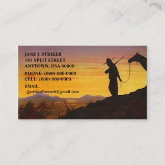 SILHOUETTES avec les CARTES DE VISITE OCCIDENTAUX
