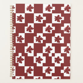 Silhueta de flores em padrão. planer