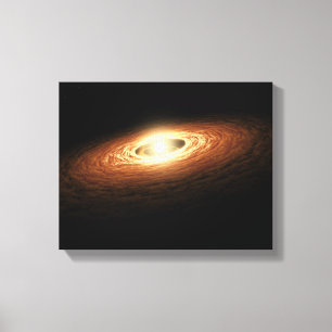 Silicon Crystal Formation Leinwanddruck