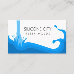 Silicone gefallen visitenkarte