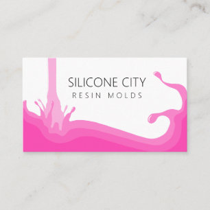Silicone Resin Mold Visitenkarte