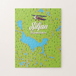 Siljan-See Schweden Karte