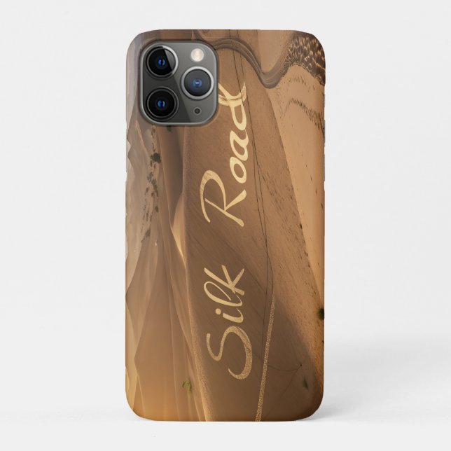 Silk Road Desert Landscape Typography Art Case-Mate iPhone Hülle (Rückseite)
