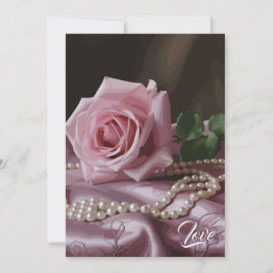 Silken-Rose Dankeskarte