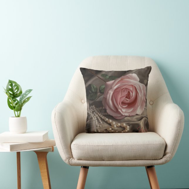 Silken-Rose Kissen (Stuhl )