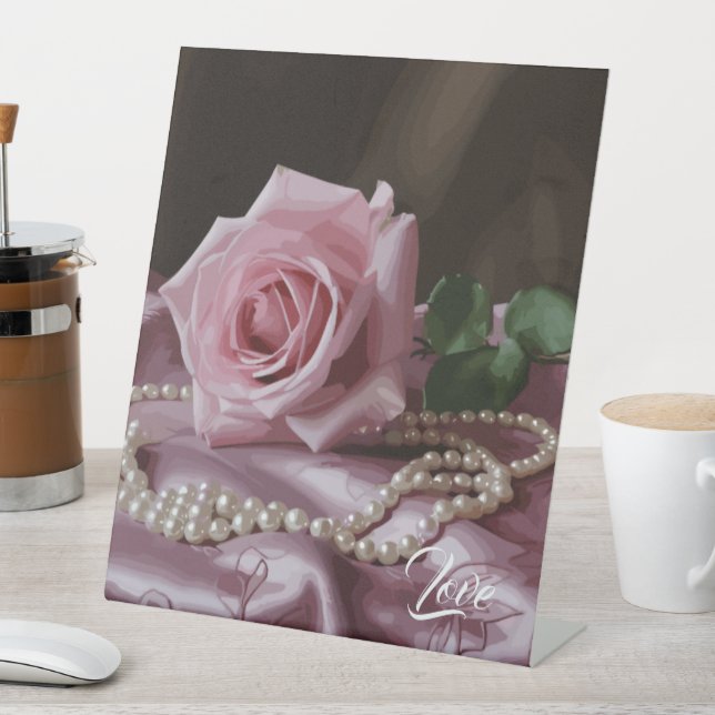 Silken-Rose Sockelschild (In Situ)