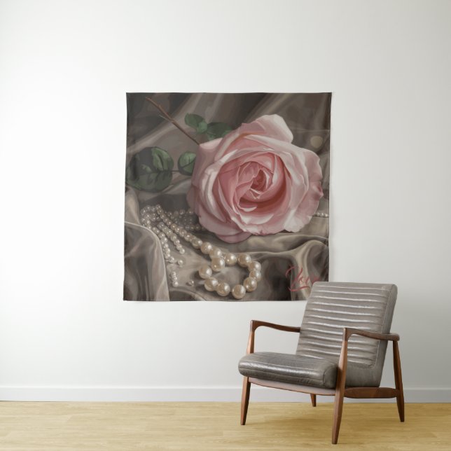 Silken-Rose Wandteppich (Beispiel)