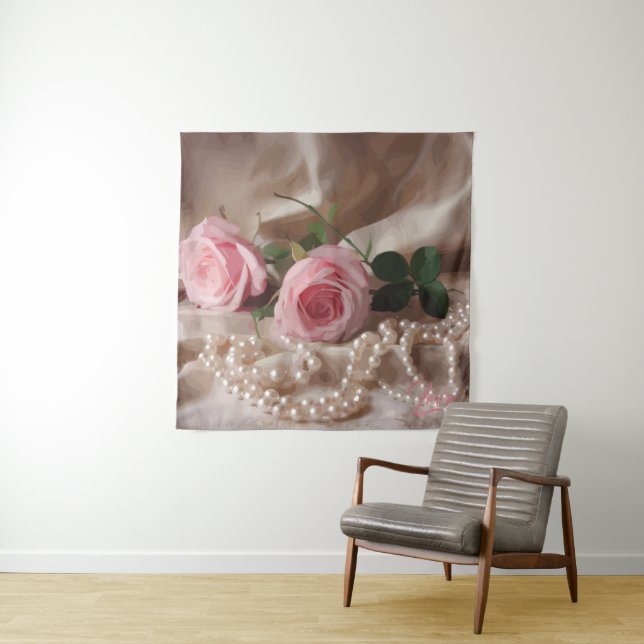 Silken-Rose Wandteppich (Beispiel)