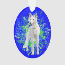 Silken Windhound Spritzer Ornament