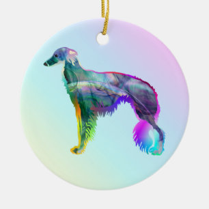 Silken Windhound - Wispig Keramik Ornament