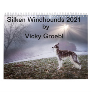 Silken Windhounds 2021 von Vicky Groebl - Erwachse Kalender