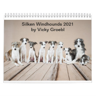 Silken Windhounds 2021 von Vicky Groebl - Puppies Kalender
