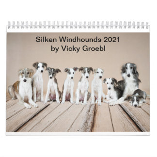 Silken Windhounds 2021 von Vicky Groebl - Puppies  Kalender