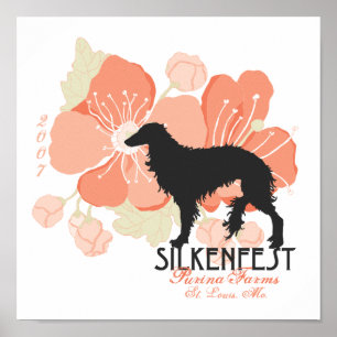 Silkenfest Logo KristallBuckey Plakat 2007/Druck