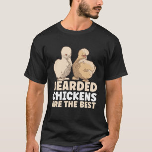 Silkie Chicken Animal Silky Farming Chinese Silkie T-Shirt
