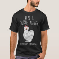 Silkie Chicken lustiges Huhn