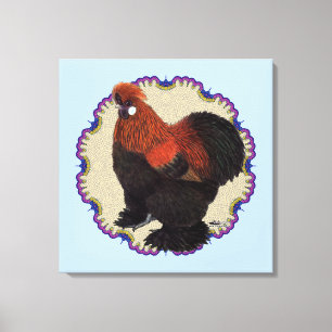 Silkie Circle Leinwanddruck