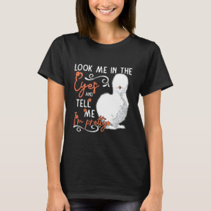Silkie-Huhn Hübsches Auge Poulet-Landwirt Chinese T-Shirt