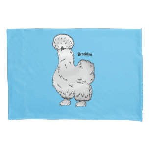 Silkie-Hühner-Cartoon Kissenbezug