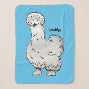 Silkie-Hühner-Cartoon Sherpadecke