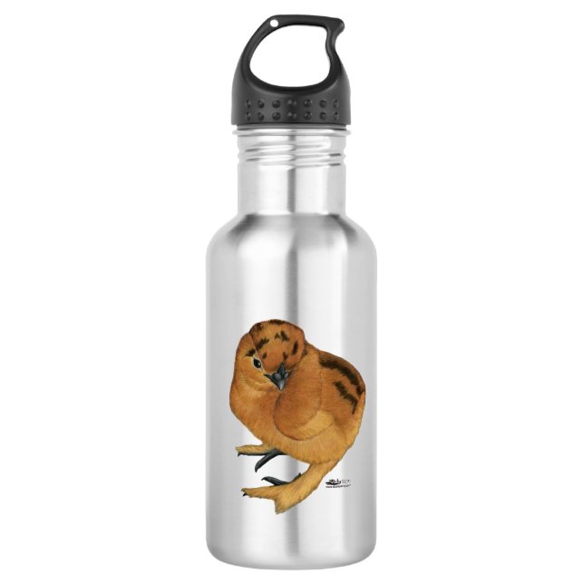 Silkie Red Chick Trinkflasche (Vorderseite)