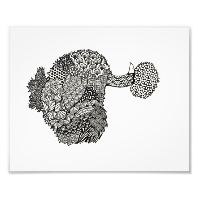 Silkie-Showgirl-Printwerbung Fotodruck (Vorne)