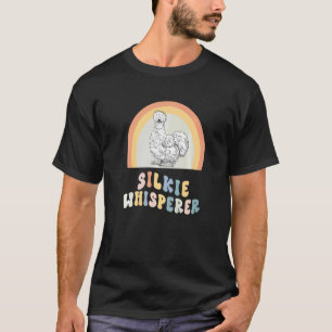 Silkie Whisperer Seidige Hühner-Mama Farmtier T-Shirt