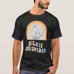 Silkie Whisperer Seidige Hühner-Mama Farmtier T-Shirt