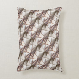 Silky beige mit Relief- oder Tiefenformen Dekokissen