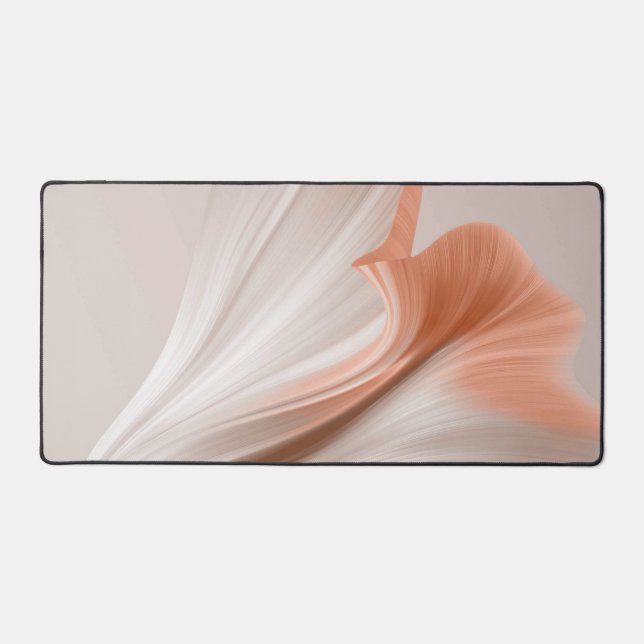 Silky Furl Touch Peach Schreibtischunterlage (Vorderseite)