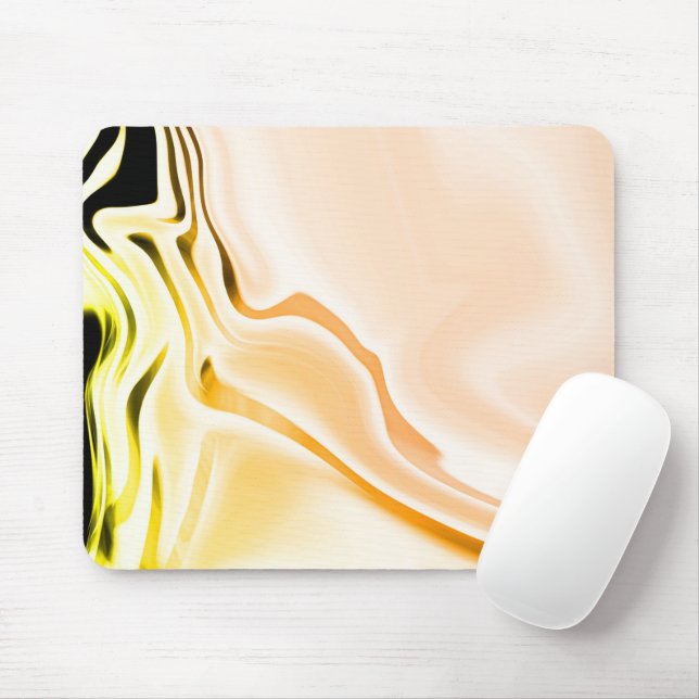 Silky Peach Design Mousepad (Mit Mouse)