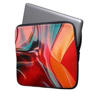Silky Satin Rote Farbtöne, die die Beleuchtung ref Laptopschutzhülle