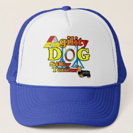 Silky_Terrier_Agility Geschenke Truckerkappe