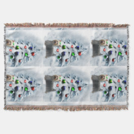 Silky Terrier Christmas Decke