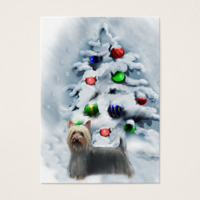 Silky Terrier Christmas Geschenke (Vorderseite)