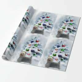 Silky Terrier Christmas Geschenkpapier