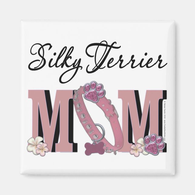 Silky Terrier MAMA Magnet (Vorne)