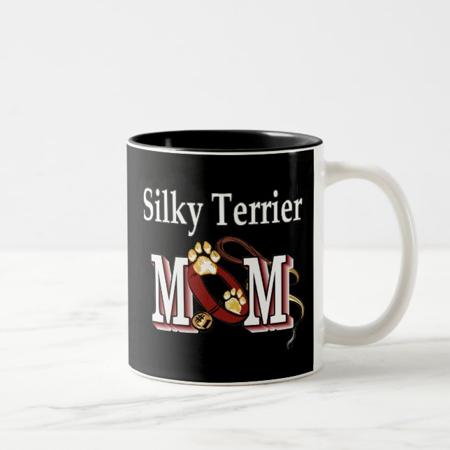 Silky Terrier Mama Tasse (Rechts)