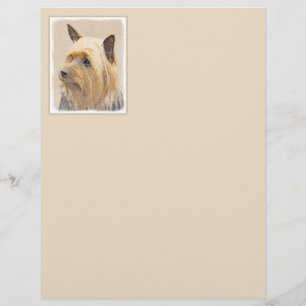 Silky Terrier Painting - Niedliche Original Dog Ar