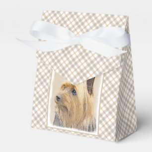 Silky Terrier Painting - Niedliche Original Dog Ar Geschenkschachtel
