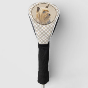 Silky Terrier Painting - Niedliche Original Dog Ar Golf Headcover