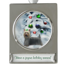 Silky Terrier Personalisiert Weihnachten
