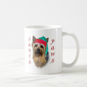 Silky Terrier Santa Paws Kaffeetasse