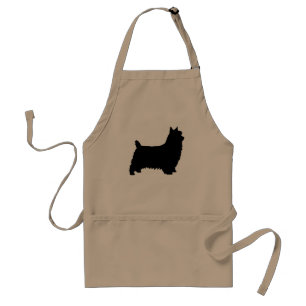 Silky Terrier Silhouette Schürze