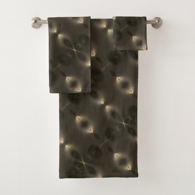 Silky Wiederholung des ovalen "unendlichen Symbols Badhandtuch Set (Insitu)