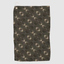 Silky Wiederholung des ovalen "unendlichen Symbols Golfhandtuch