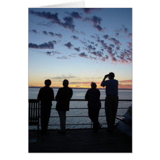 Sillhouettes au coucher du soleil